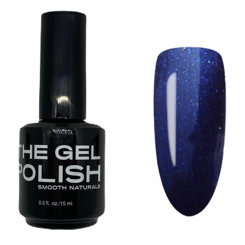 The Gel Polish - Glitter Blue on Blue